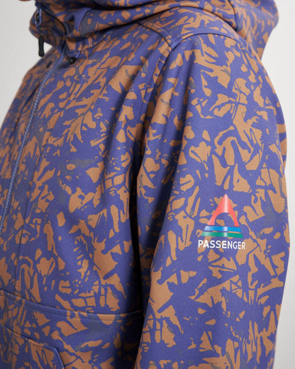 Snowscape Women's Recycled Softshell Pullover - Frost Toffee - Studio Model