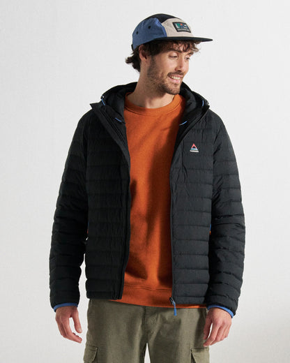 Ashland Down Recycled Jacket - Black - Studio Model