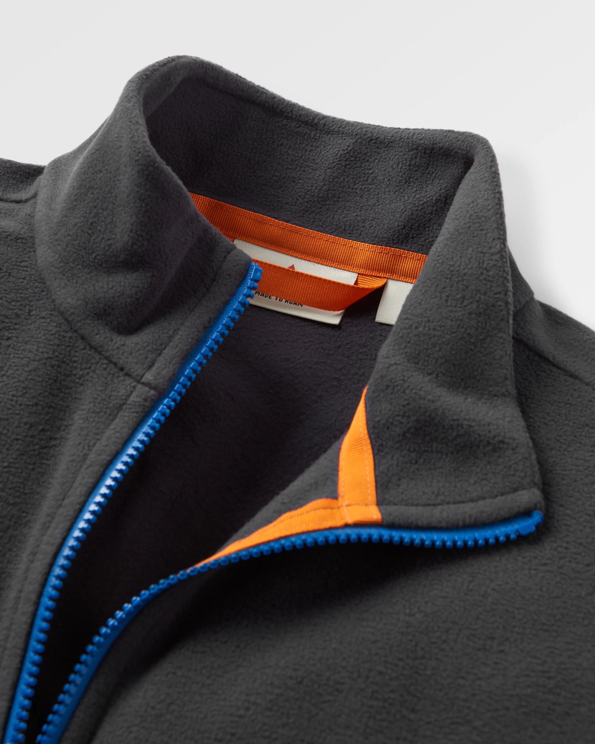 Switchback Recycled Micro Polartec® Fleece - Black - Flatlay