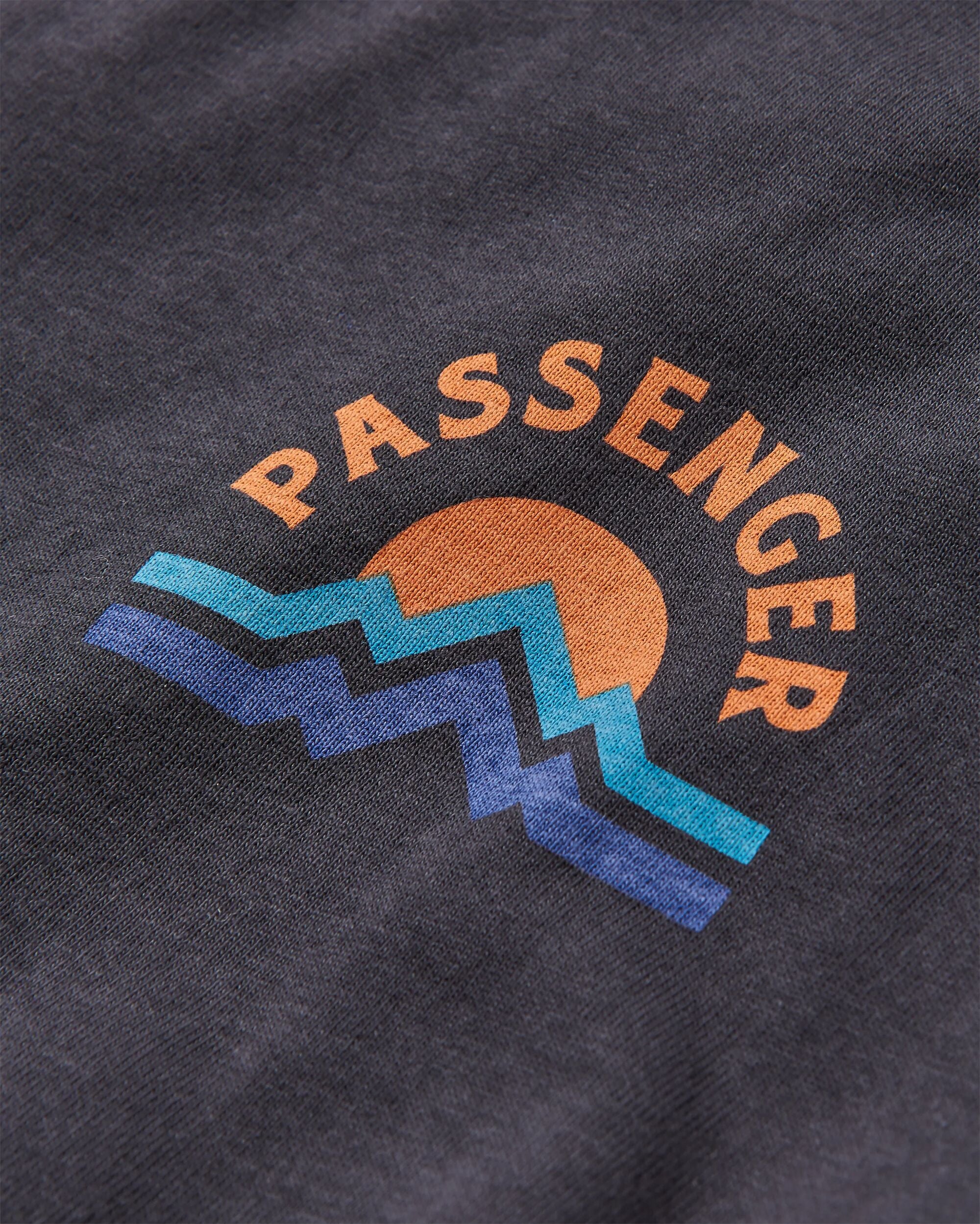 Breathe Recycled Cotton T-Shirt - Black - Flatlay