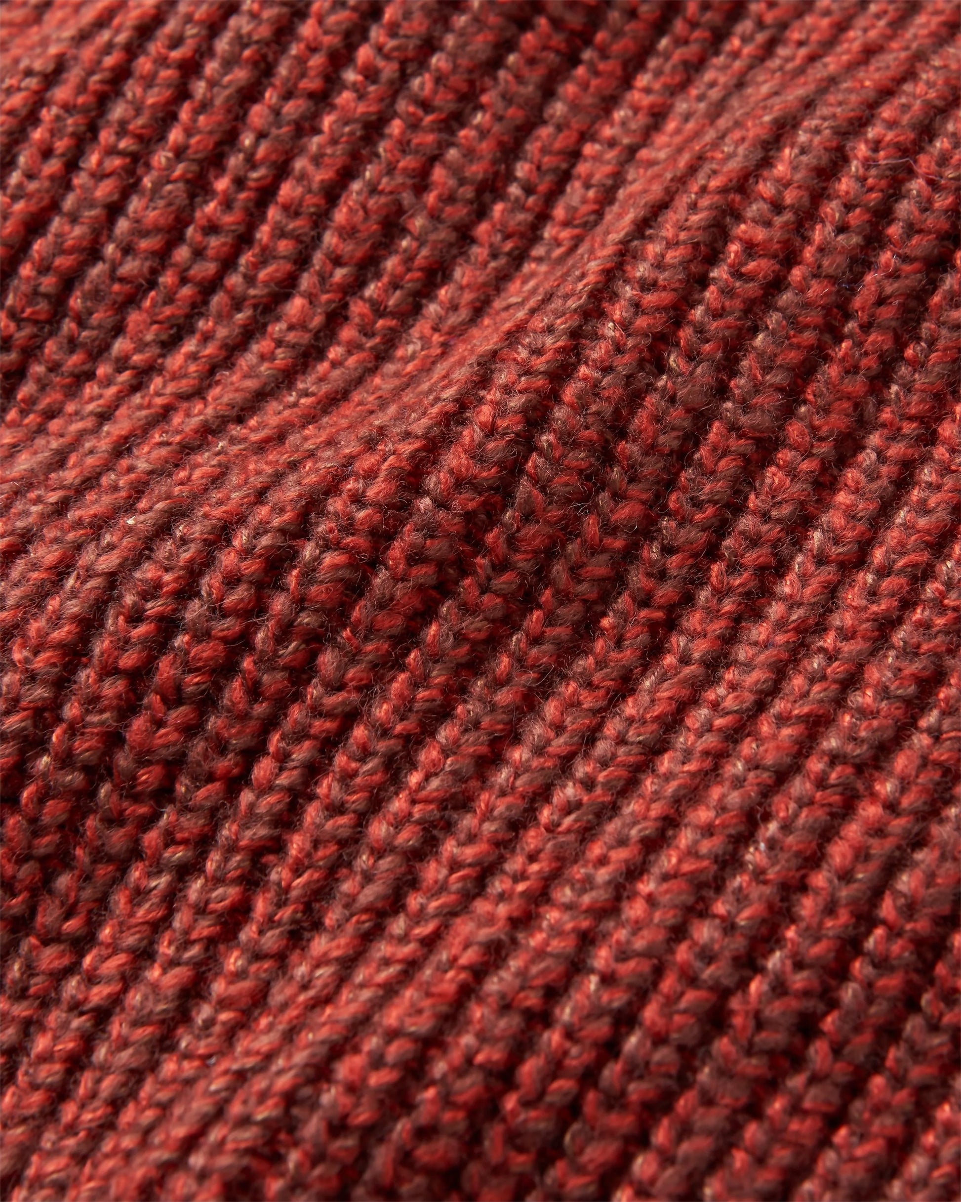 Fog Recycled Knitted Jumper - Red Ochre