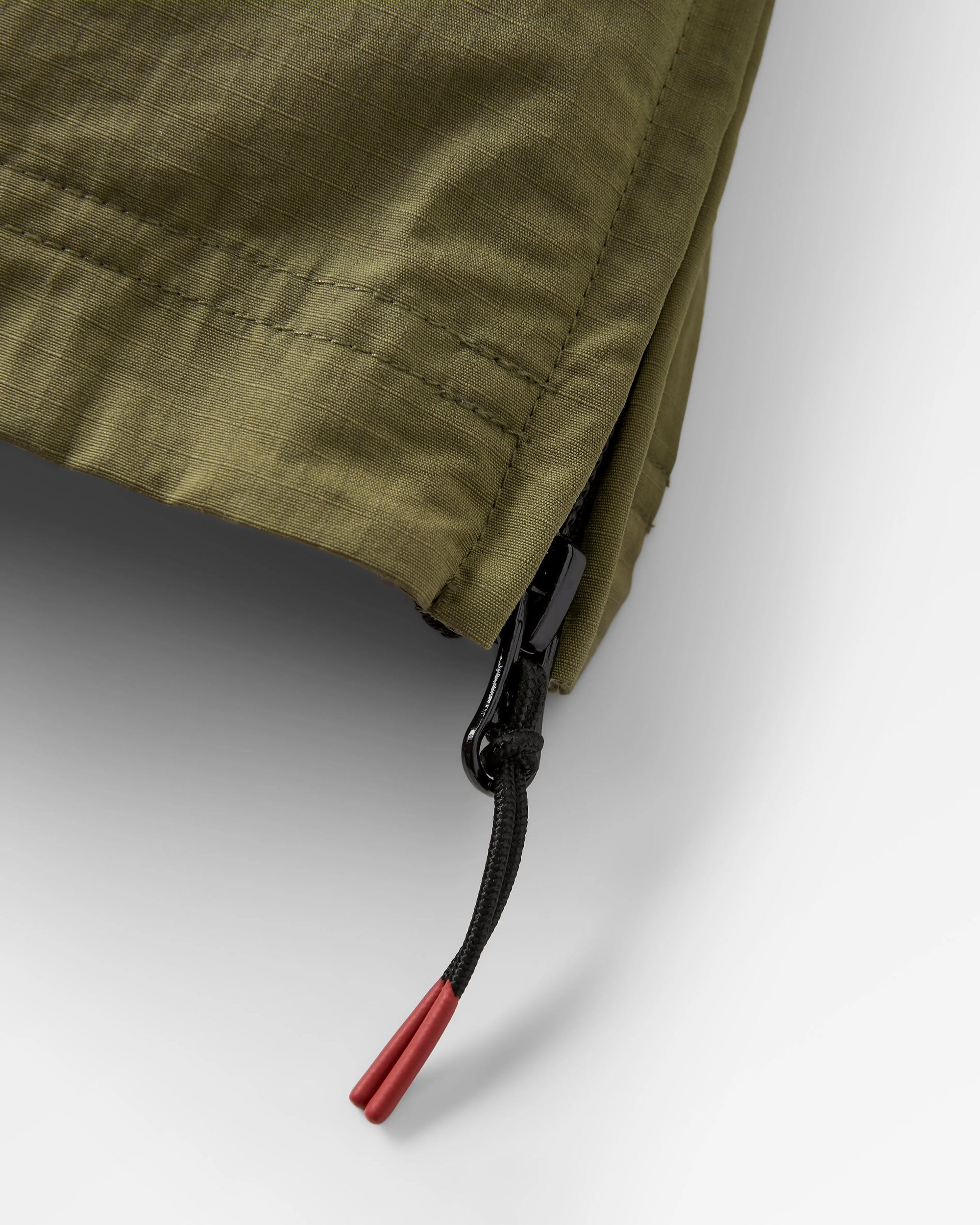 Seek Out Water Resistant Anorak - Khaki - Flatlay