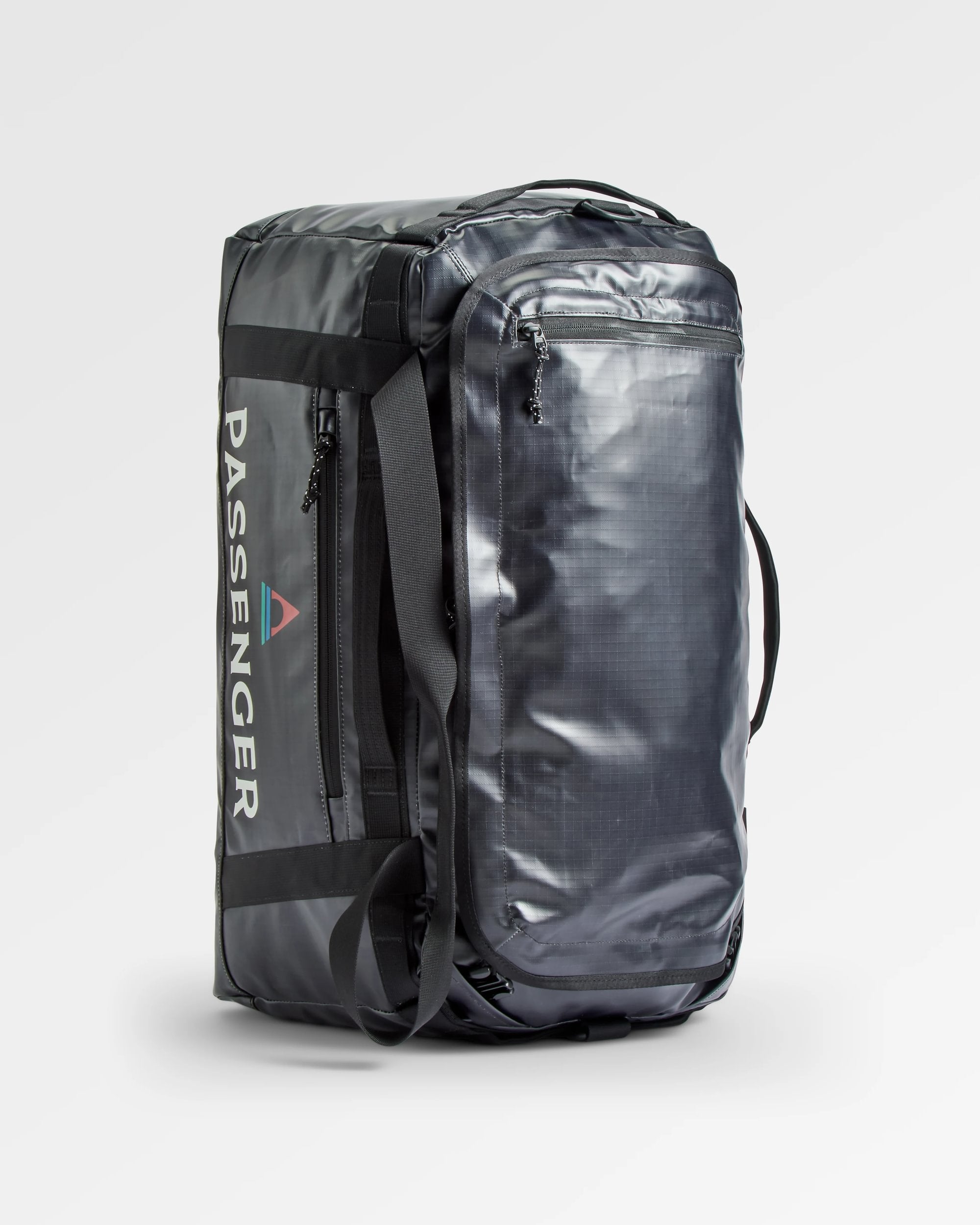 Roamer Recycled 60L Duffel Bag - Phantom Black - Flatlay