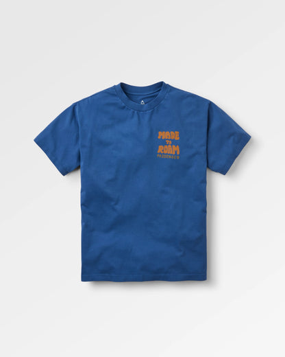Explore Beyond T-Shirt - Blue Navy - Flatlay