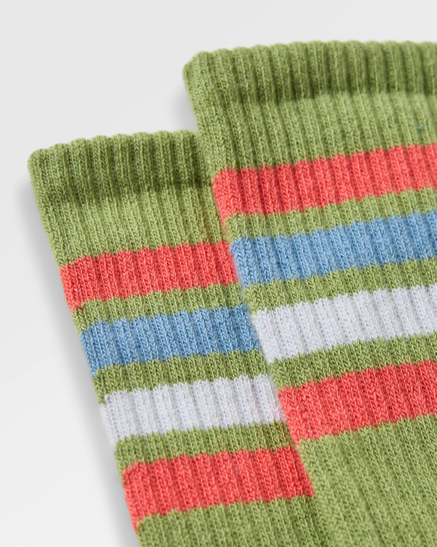 Organic Midweight Crew Socks - Pistachio