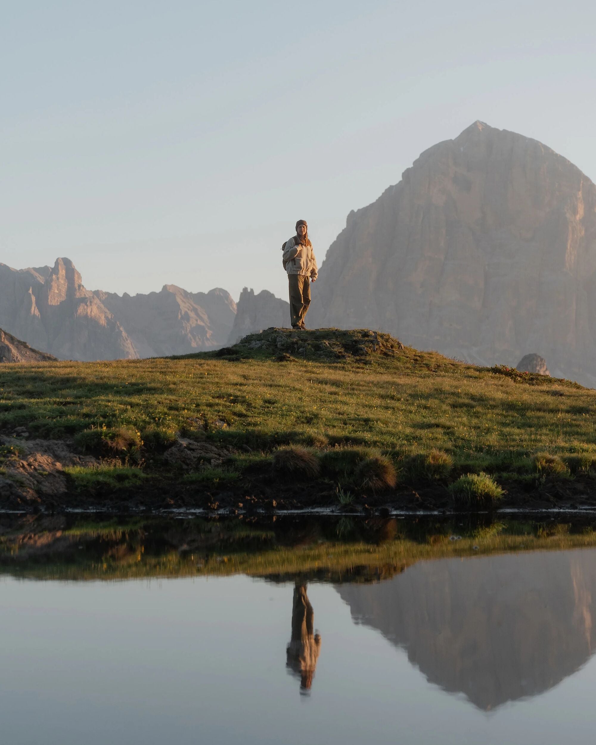 Lucia Sherpa Fleece - Vintage White - Lifestyle