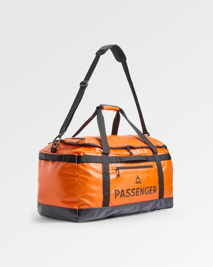 Roamer Recycled 80L Duffel Bag - Sunrise Orange - Flatlay
