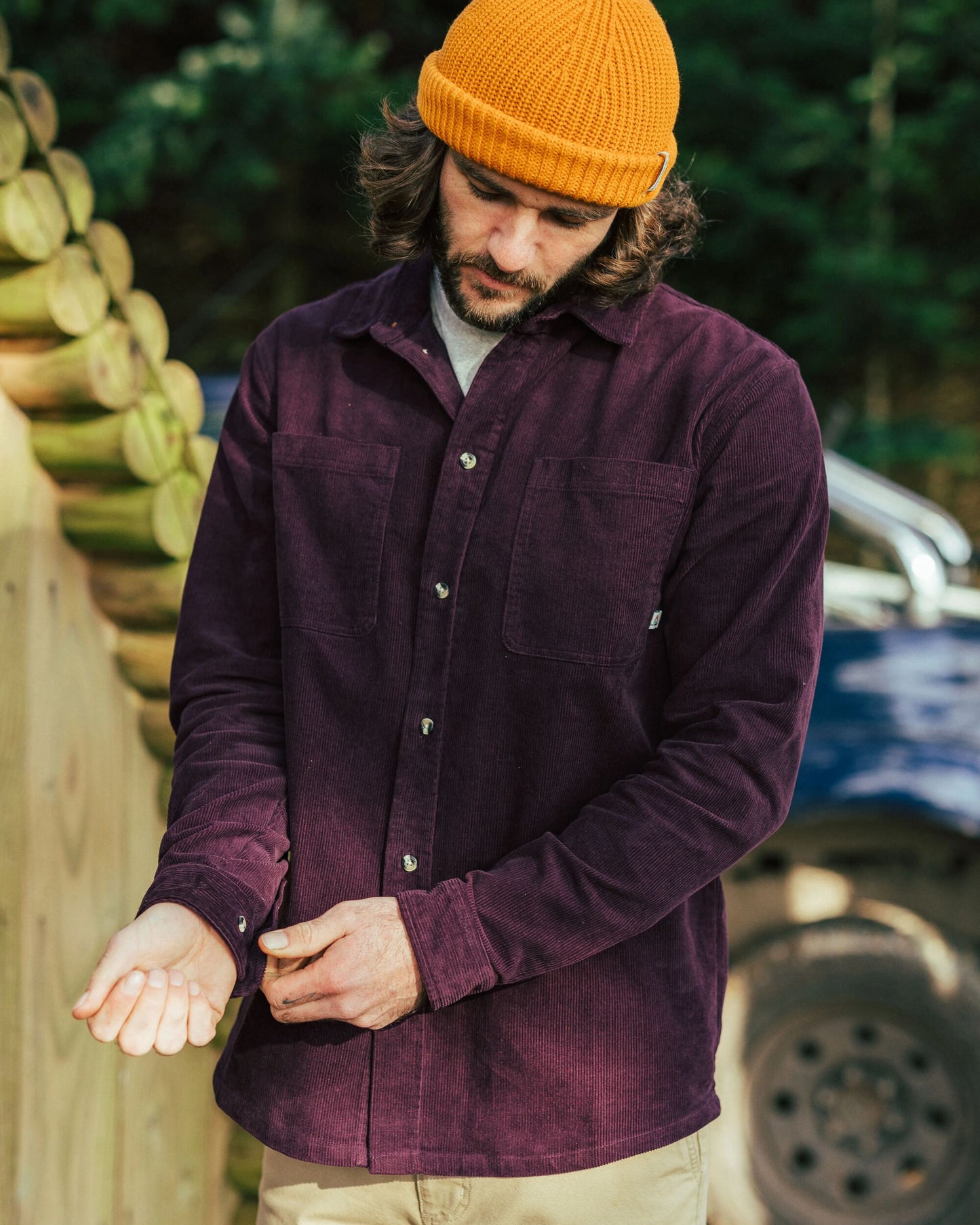 Backcountry Cord Shirt - Deep Plum