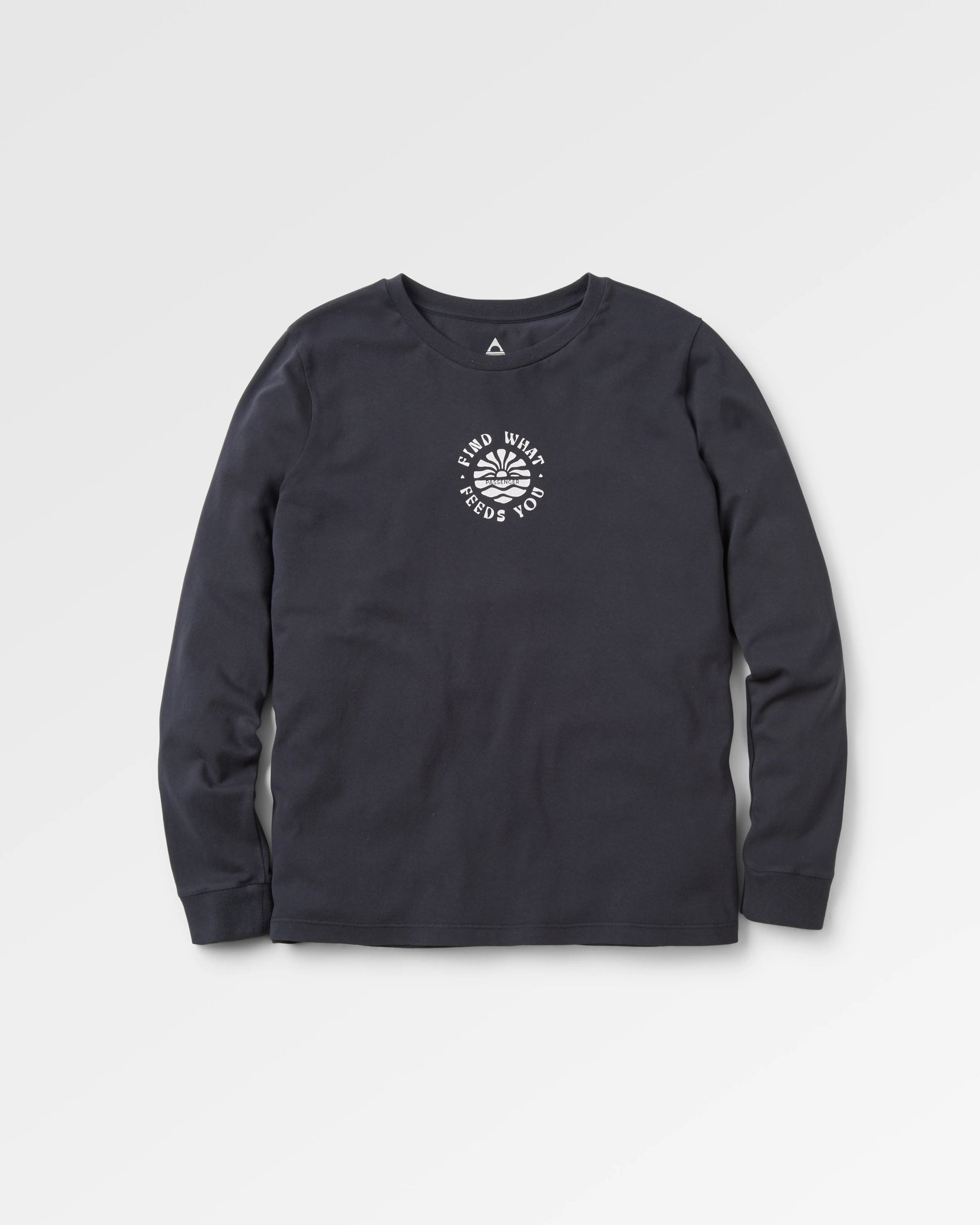 Discovery Recycled Cotton LS T-Shirt - Black - Flatlay