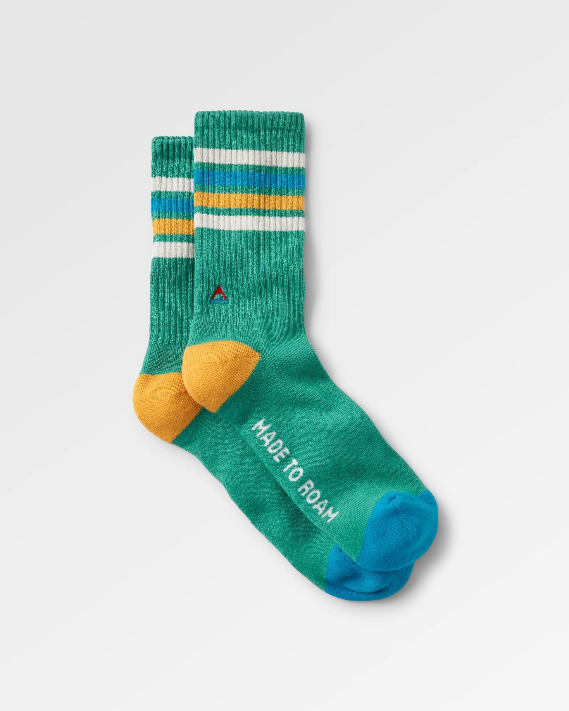 Organic Midweight Crew Socks - Arctic