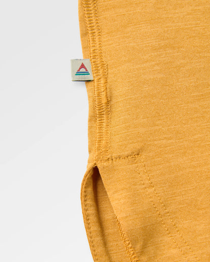 Sunvale Lightweight UPF50 LS T-Shirt - Spruce Yellow Marl - Flatlay