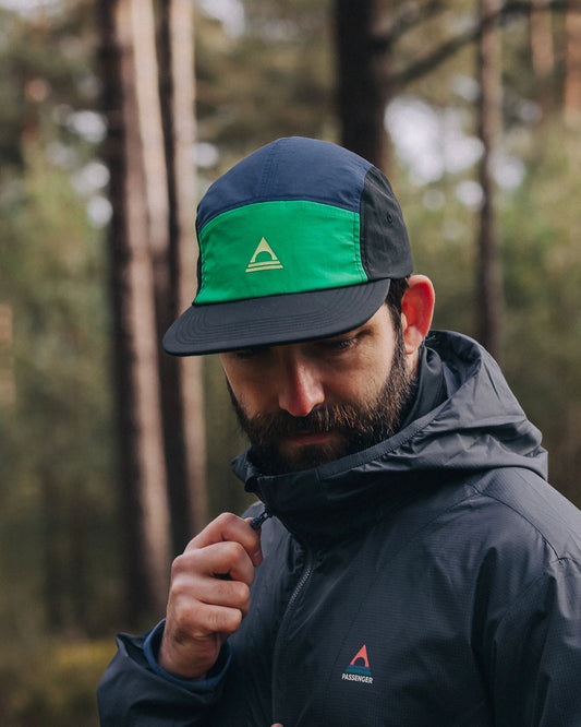 MensEmerge 5 Panel Trail Cap - Stem Green - Lifestyle