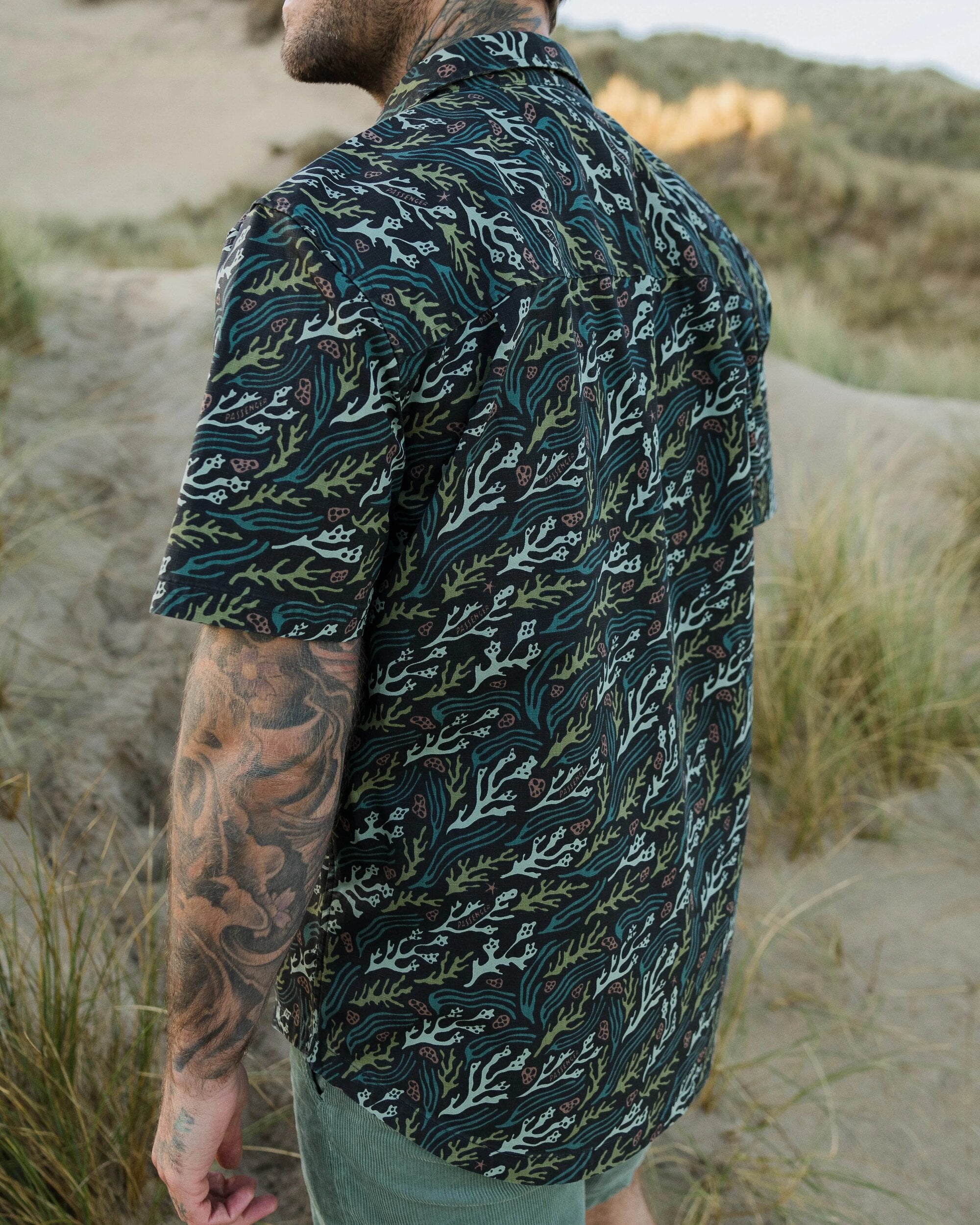 Way Ripstop Short Sleeve Shirt - Ocean Current Black - Lifestyle