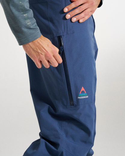 Snowscape Men's Recycled Pant - Dark Denim - Studio Model