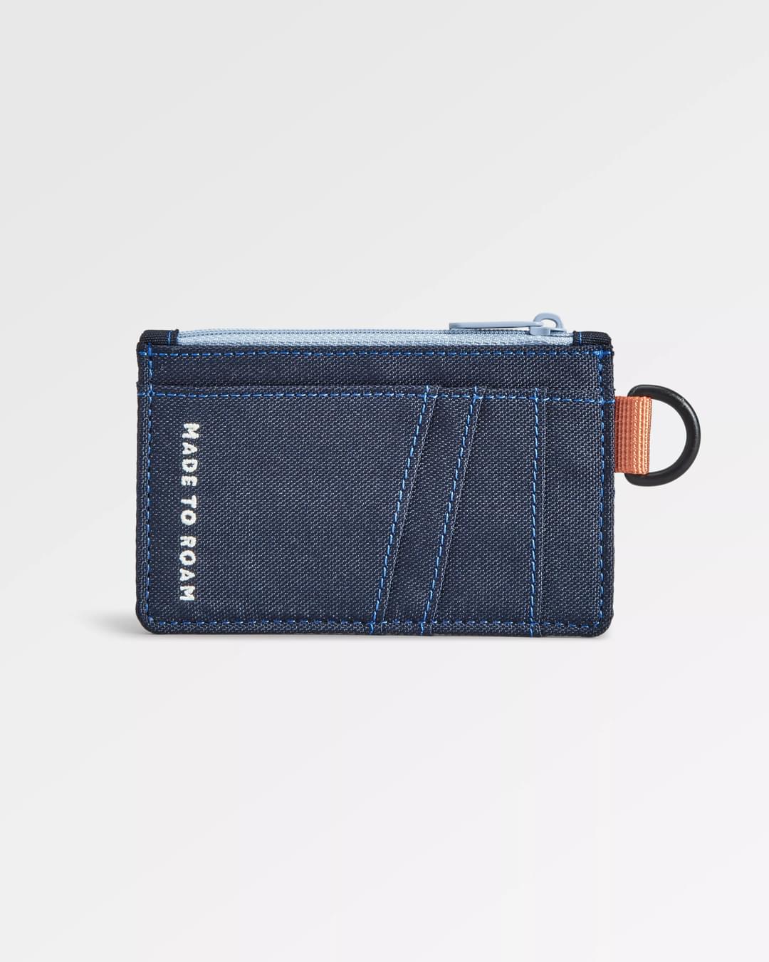 Recycled Card Holder - Dark Denim - Flatlay