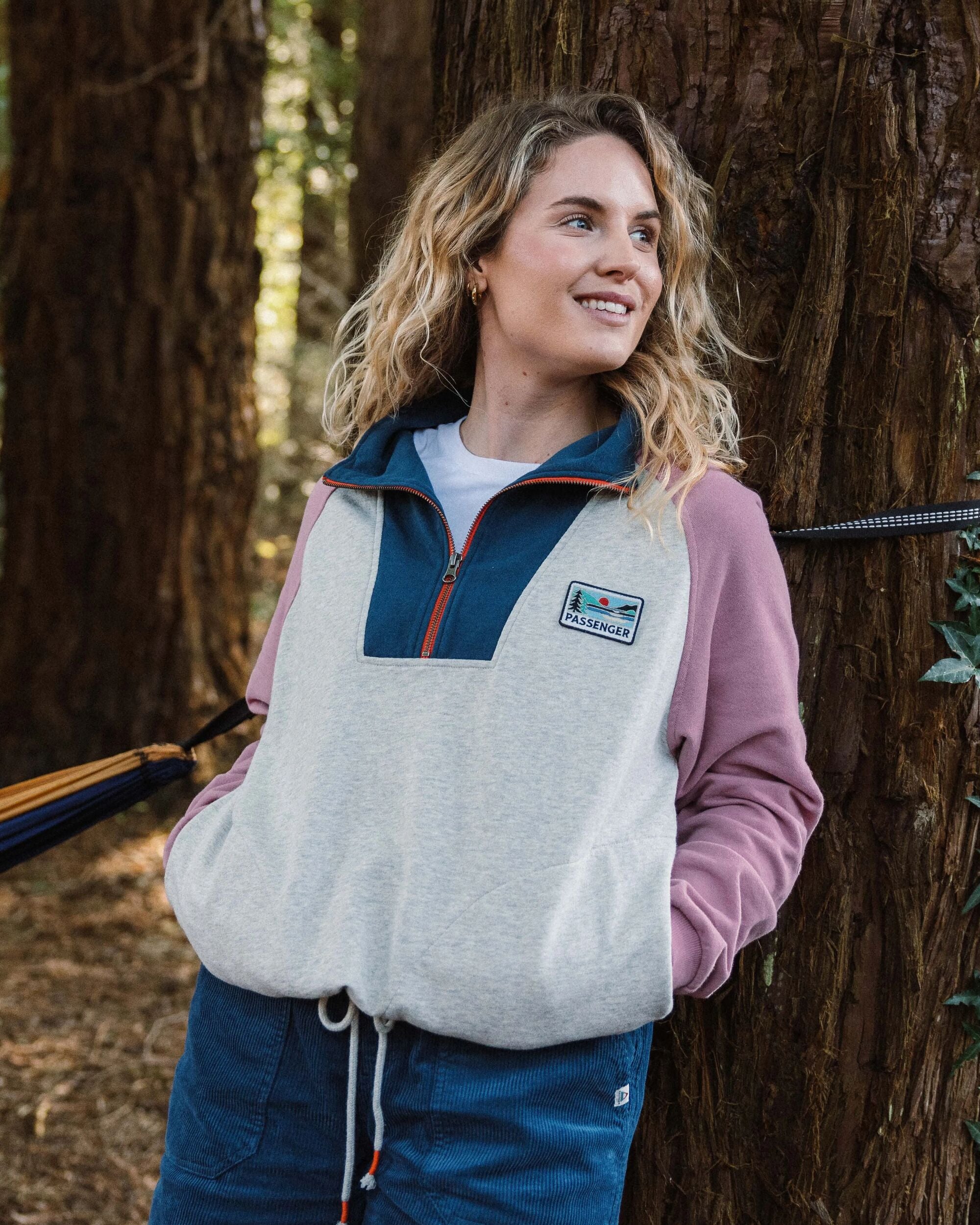 Jazz Organic Cotton Sweatshirt - Grey Marl - Lifestyle