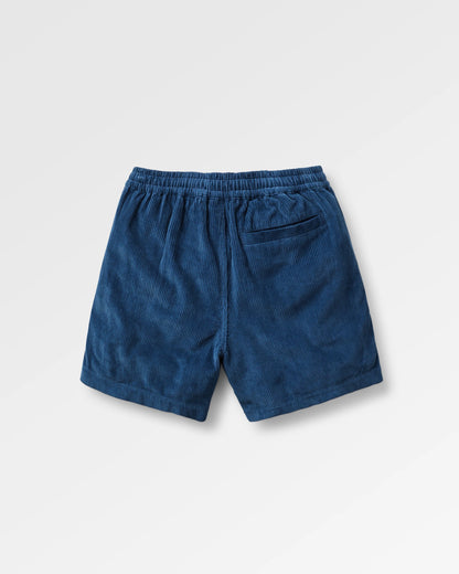 Avian Organic Cord Short - Dark Denim - Flatlay