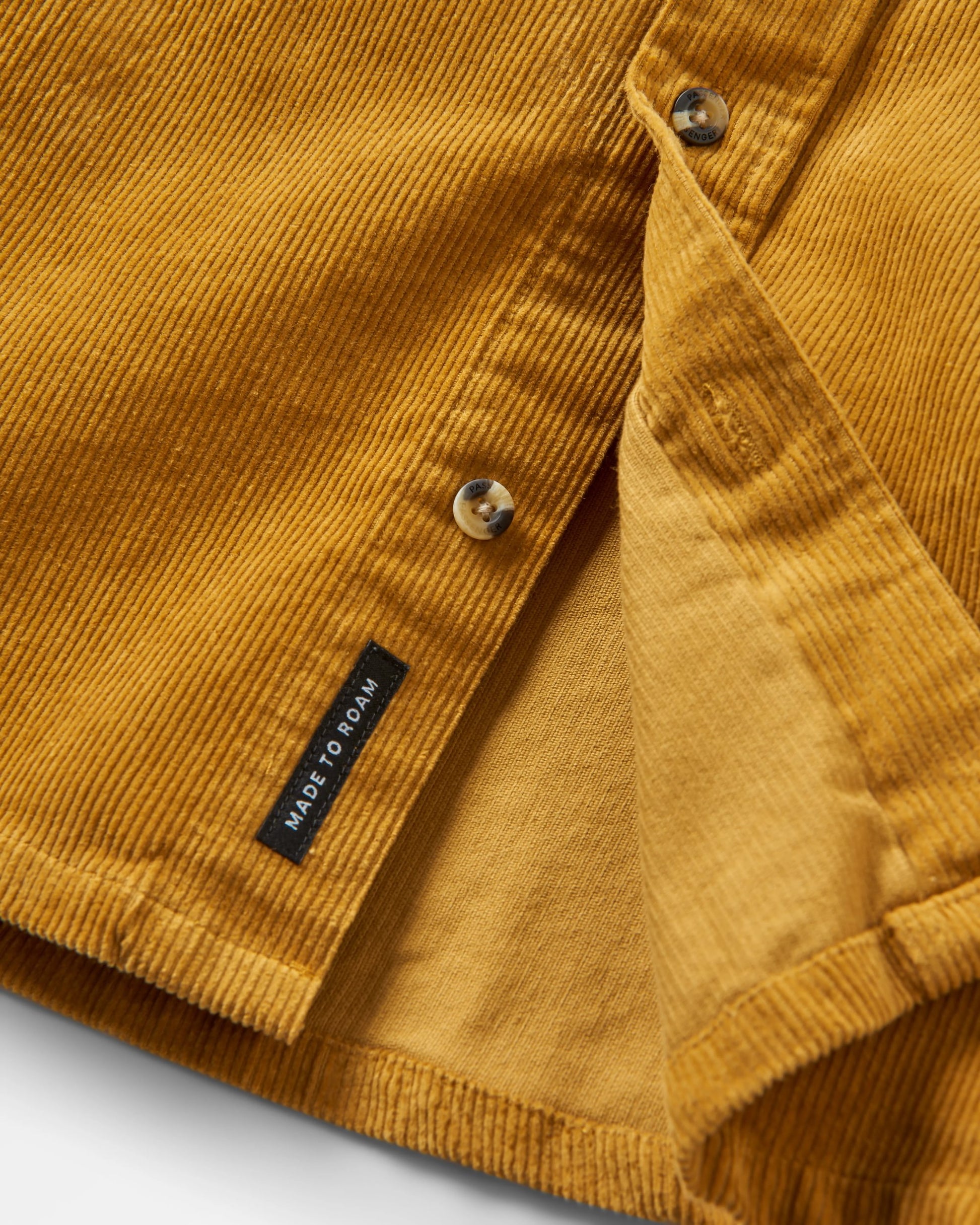 Backcountry Cord Shirt - Mustard Gold