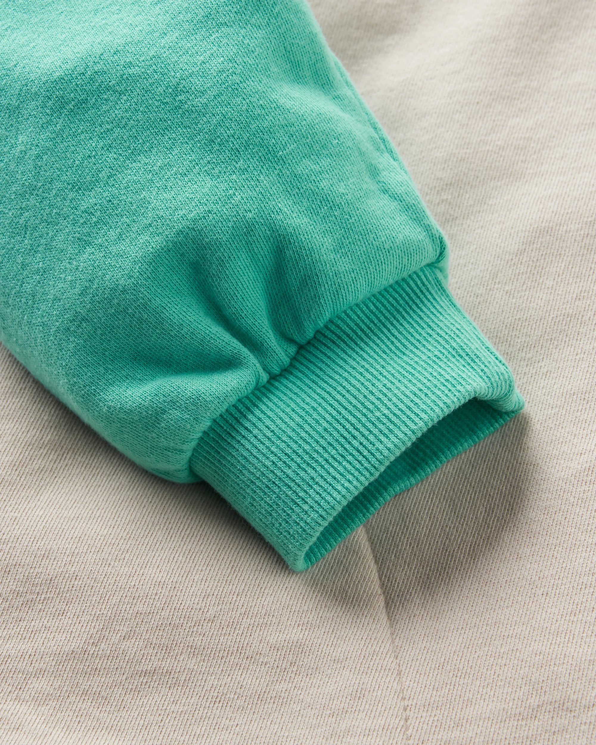 Jazz Organic Cotton Sweatshirt - Vintage White - Flatlay