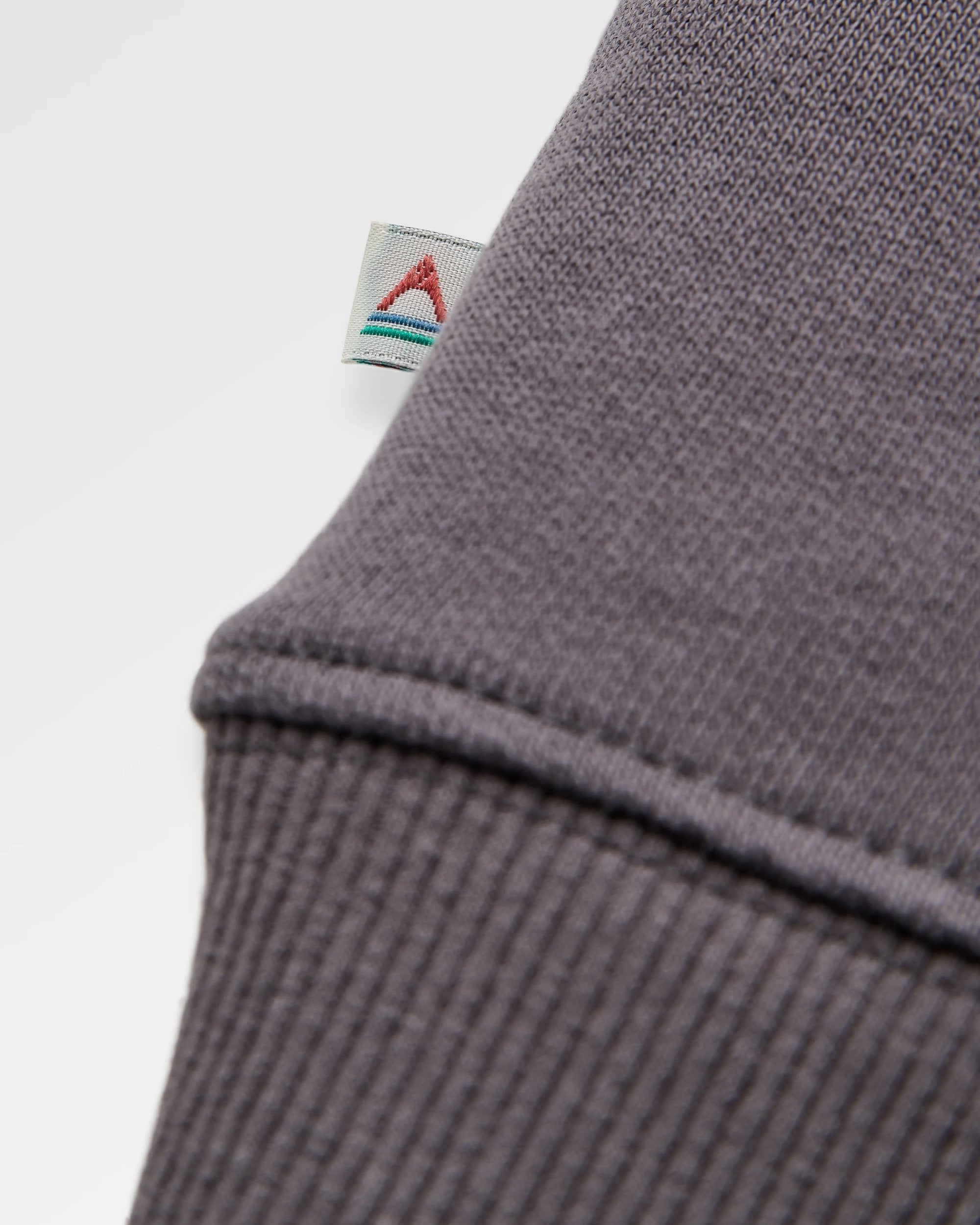 Dune Relaxed Fit Hoodie - Charcoal - Flatlay