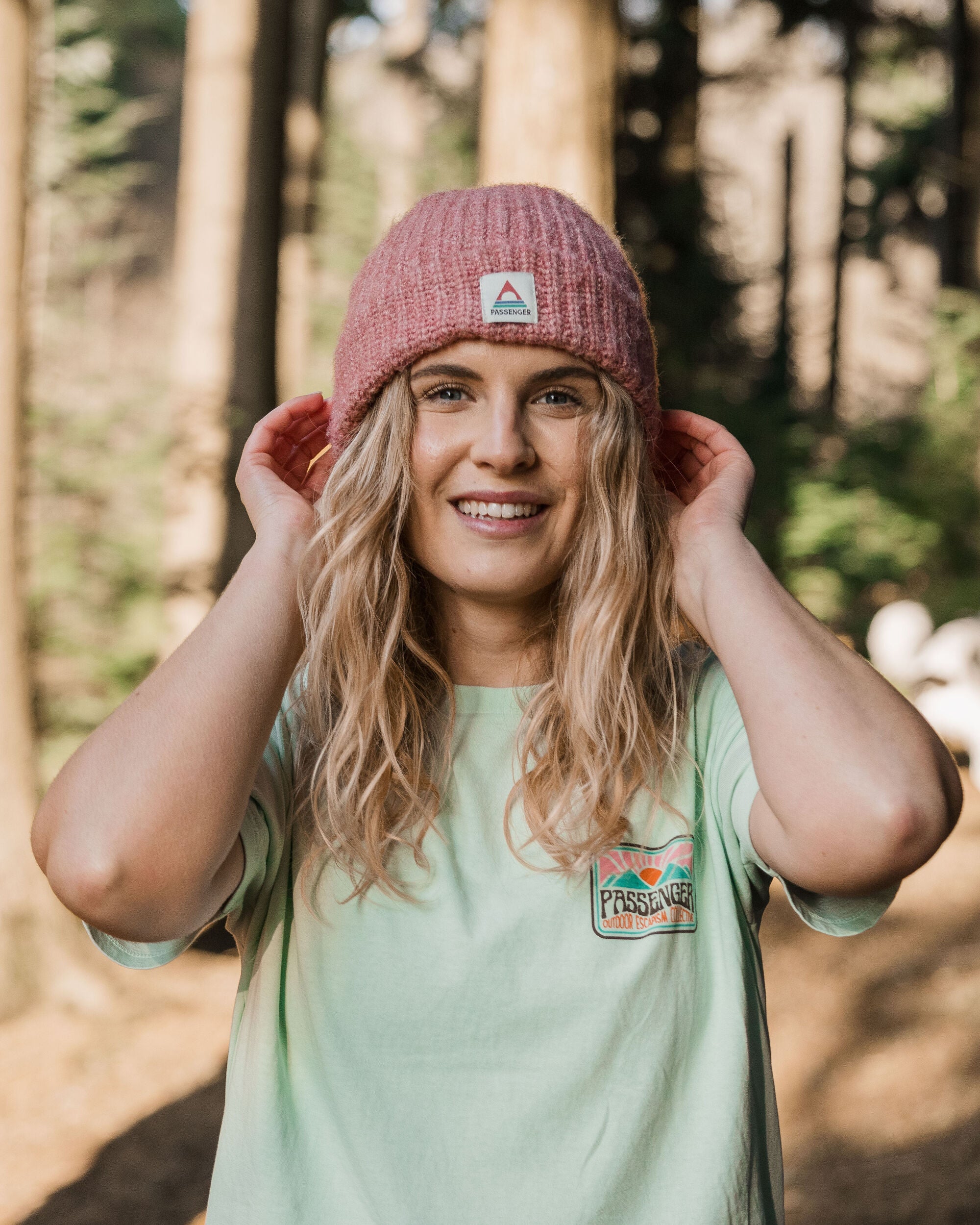 Golden Hour Recycled Cotton T-Shirt - Surf Spray - Lifestyle