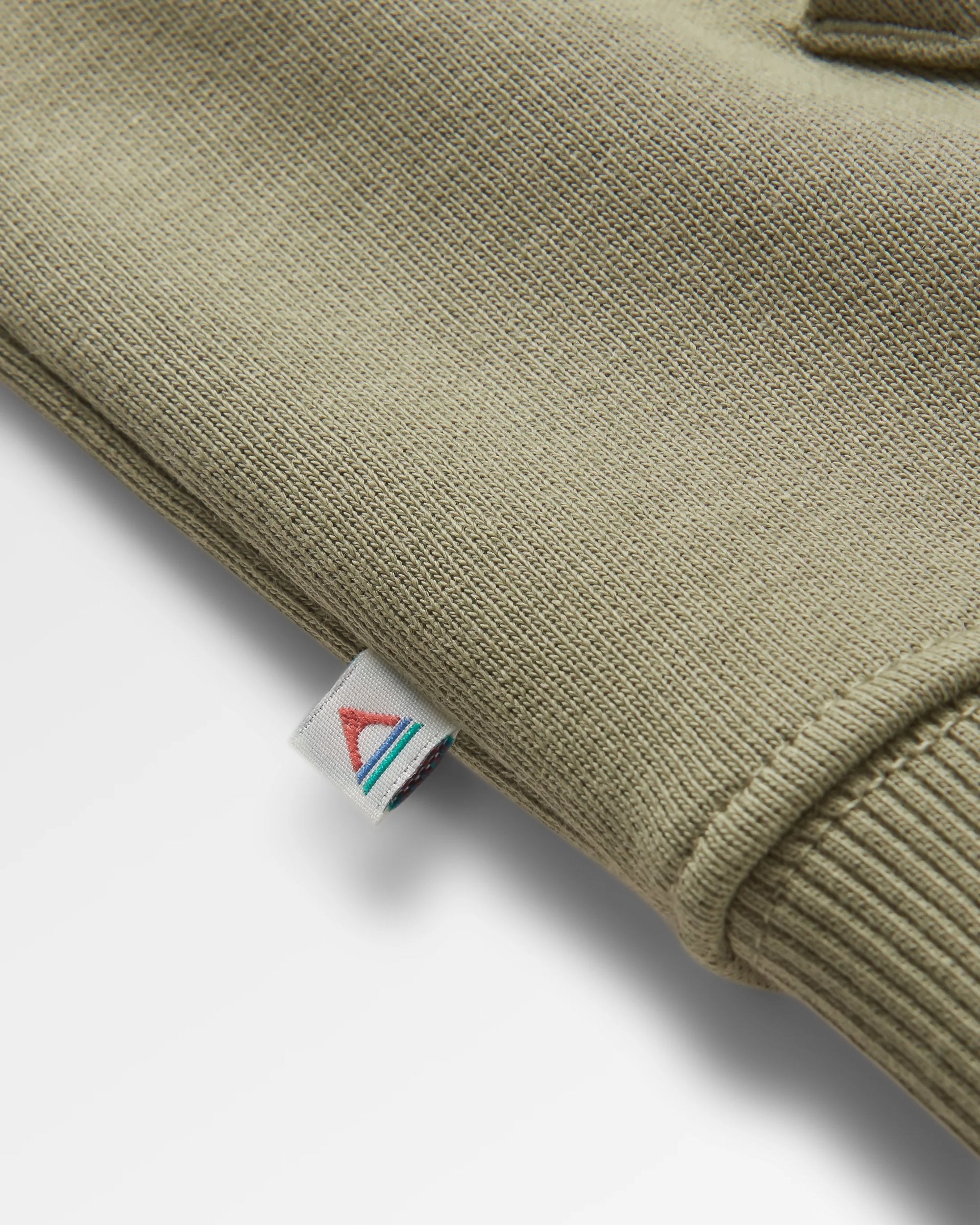 Vita Organic Cotton Hoodie - Dusty Olive - Flatlay