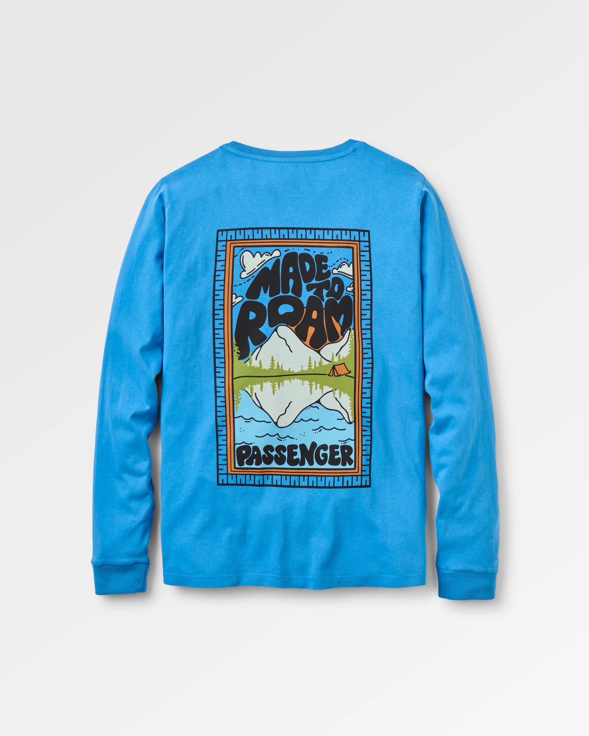 Reflect LS T-Shirt - Marine Blue - Flatlay