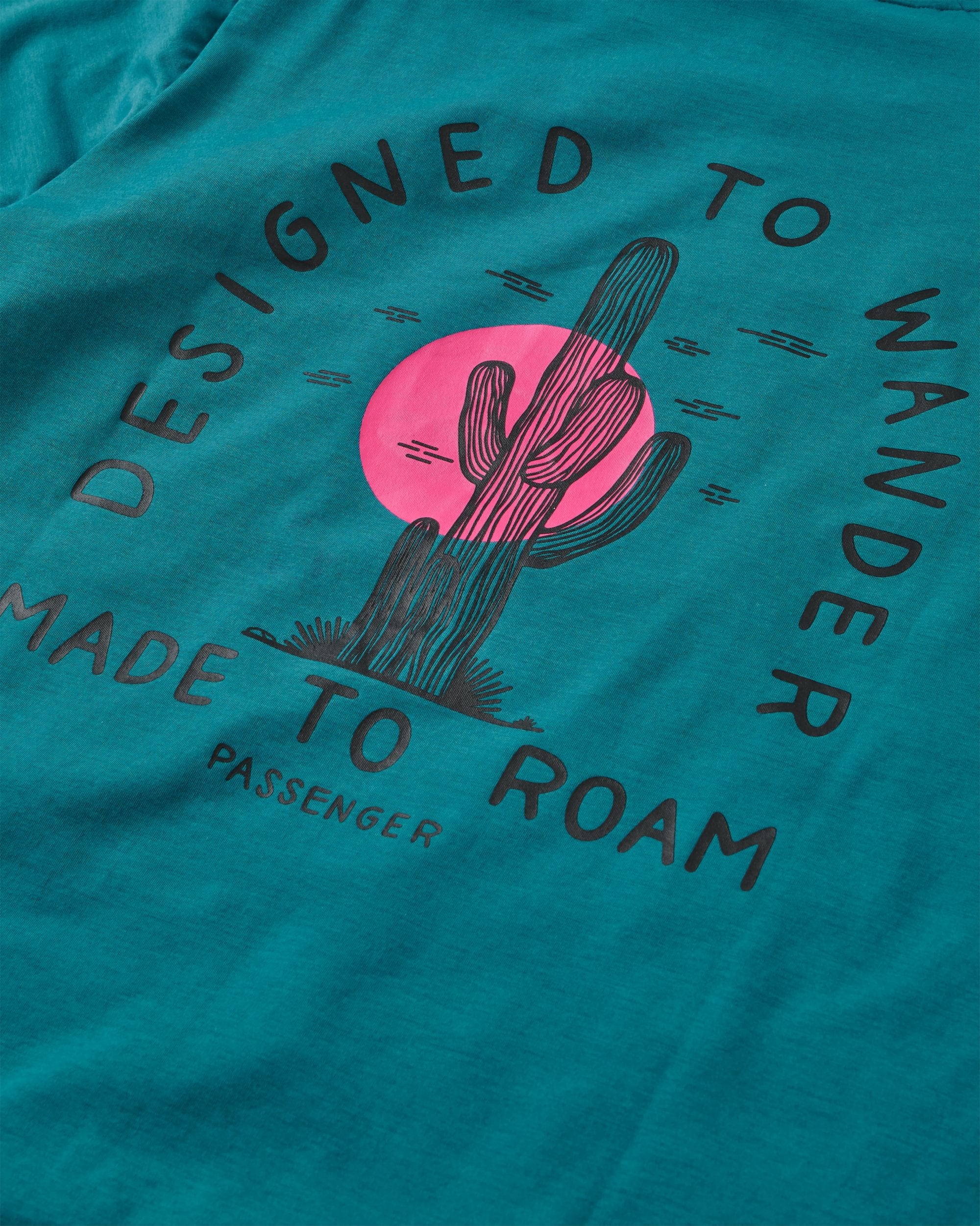 Ridescape Men's Active T-Shirt - Mediterranean - Flatlay