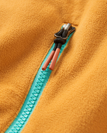 Ayla Recycled Micro Polartec® Fleece - Spruce Yellow - Flatlay