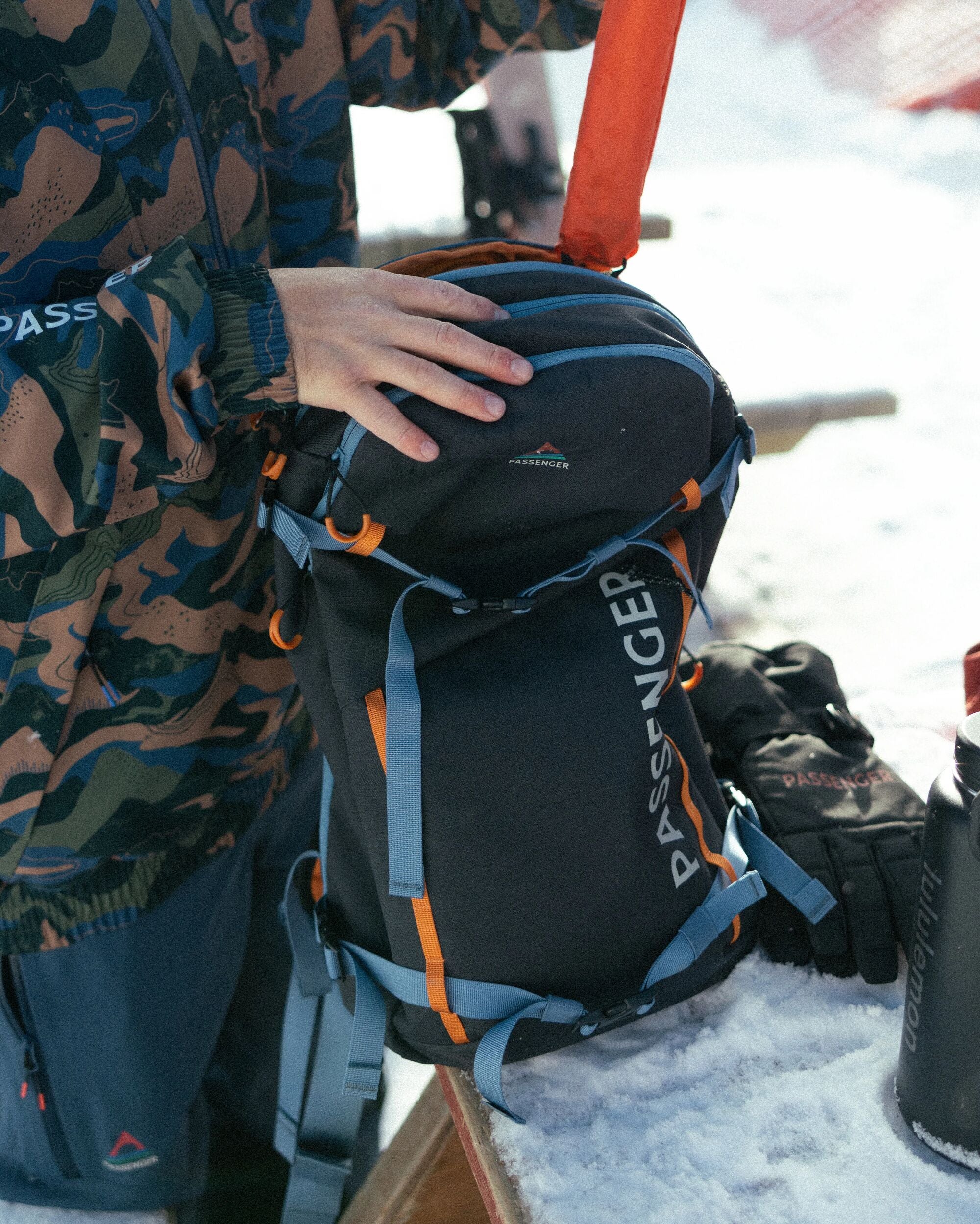 Snowscape Recycled Backpack - Phantom Black - Lifestyle