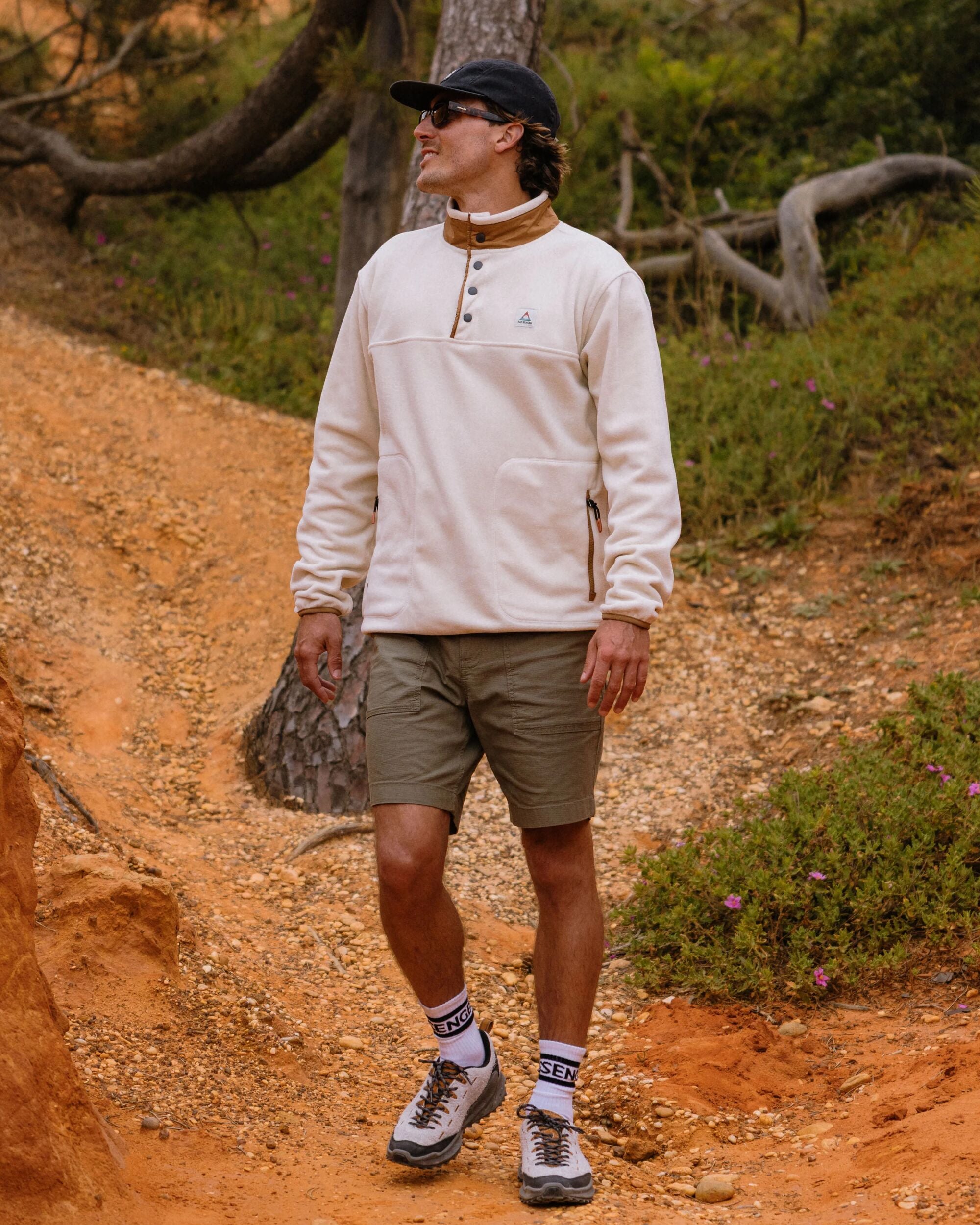 Dusk Polartec® Fleece - Oatmeal - Lifestyle