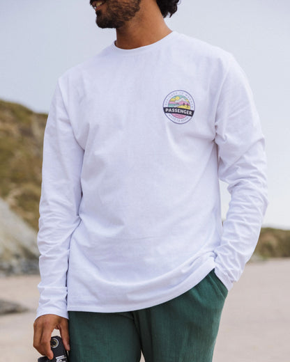 Odyssey Organic Cotton LS T-Shirt - White - Lifestyle