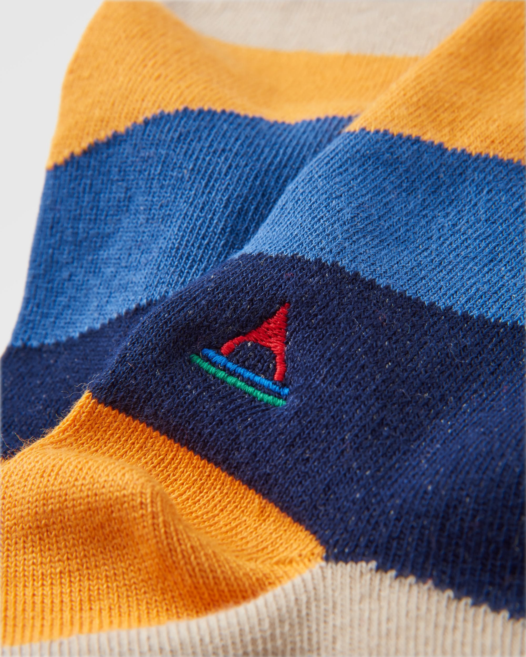 Vista Organic Socks - Birch - Flatlay