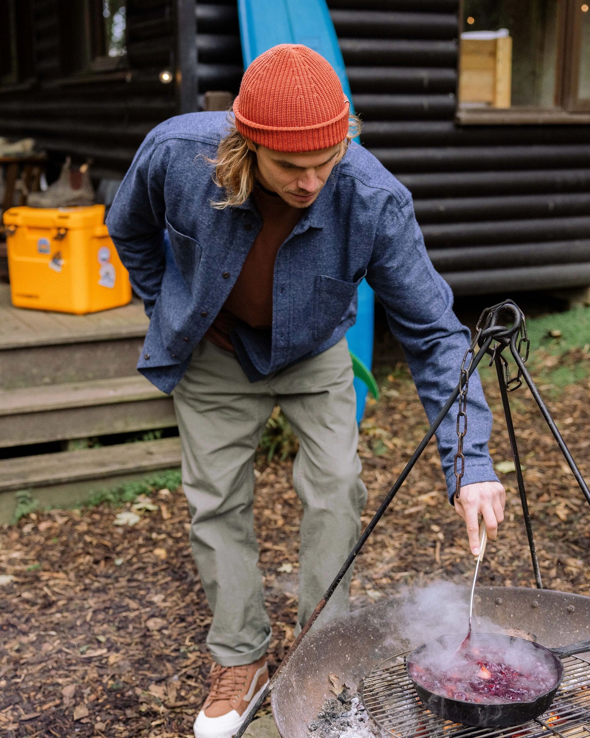 Backcountry Flannel Shirt - Rich Navy/Birch