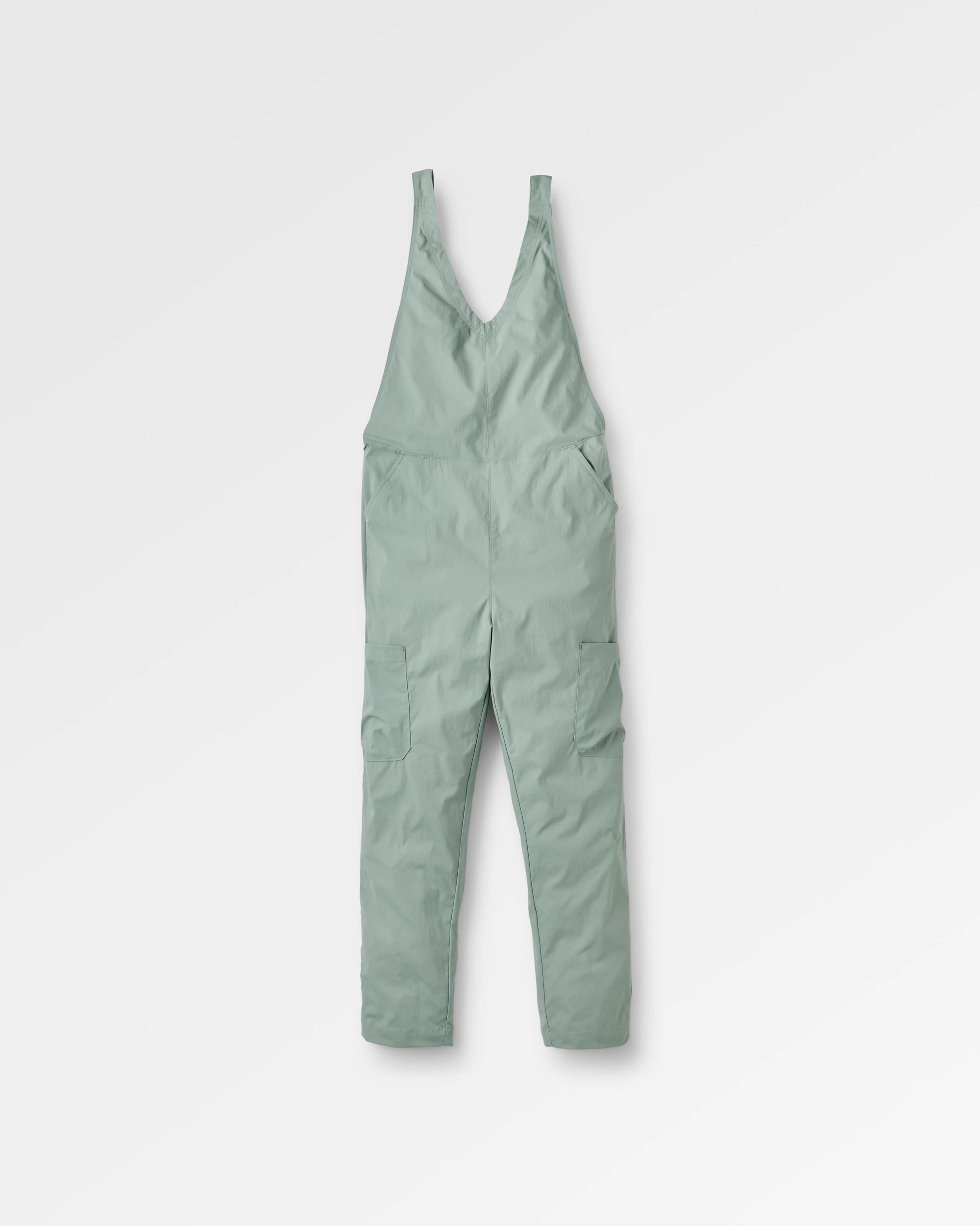 Refuel Ripstop Dungarees - Pistachio - Flatlay