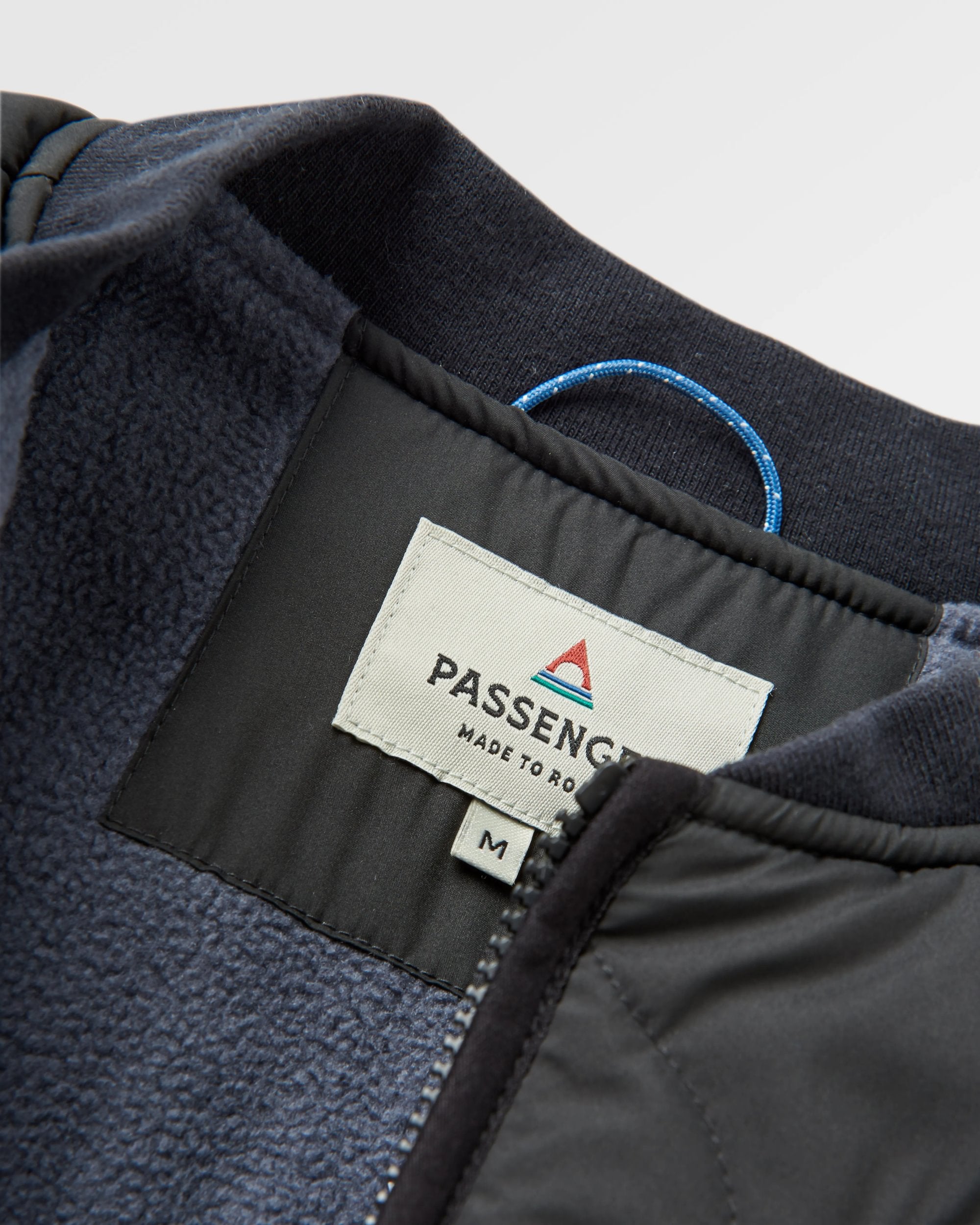 Hytte Recycled Fleece-lined Jacket - Black - Flatlay