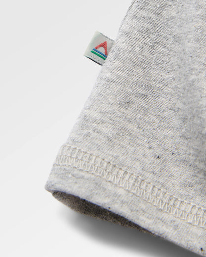 Roamer Raglan LS T-Shirt - Khaki/Grey Marl - Flatlay