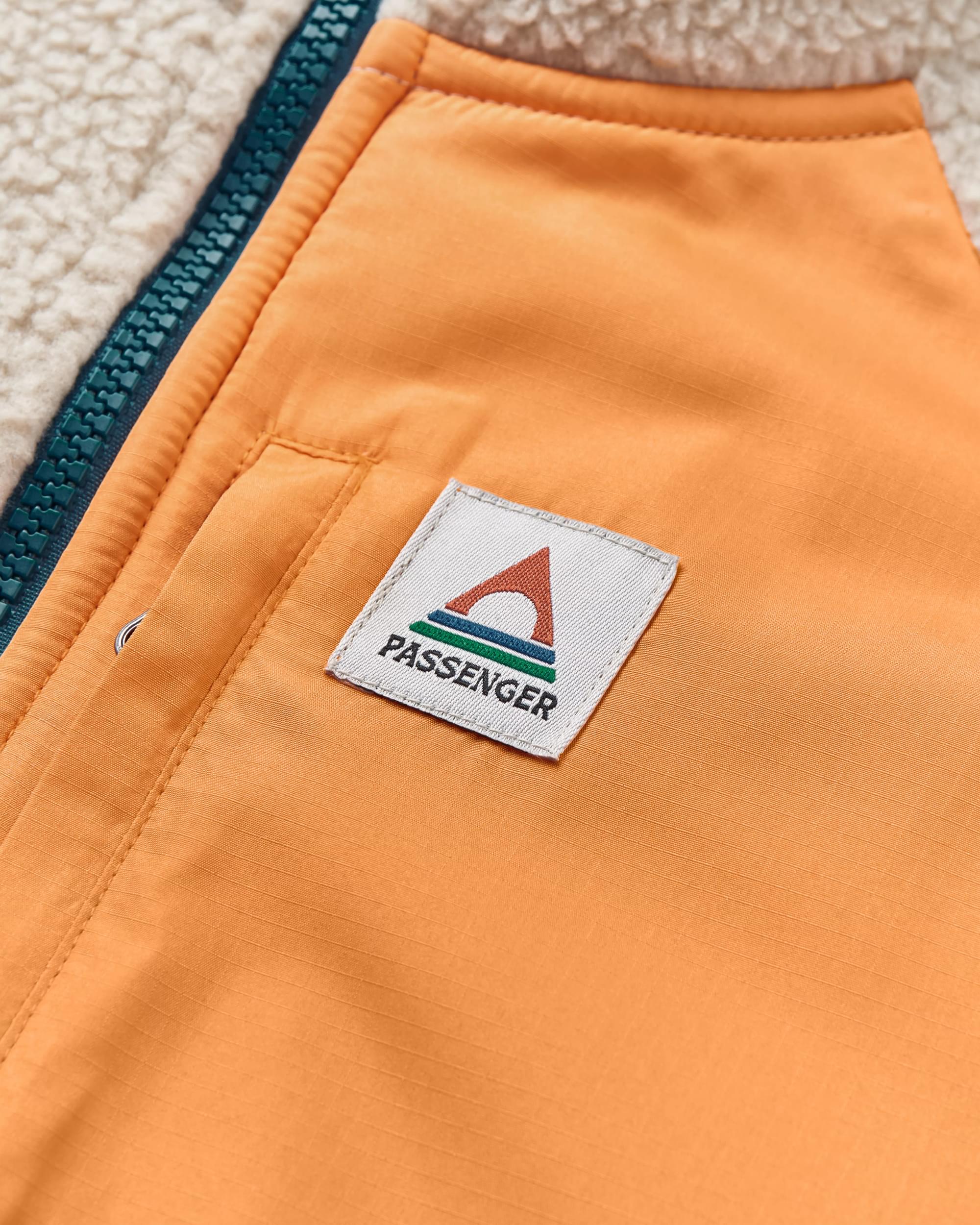 Home Recycled Sherpa Fleece - Mediterranean - Flatlay