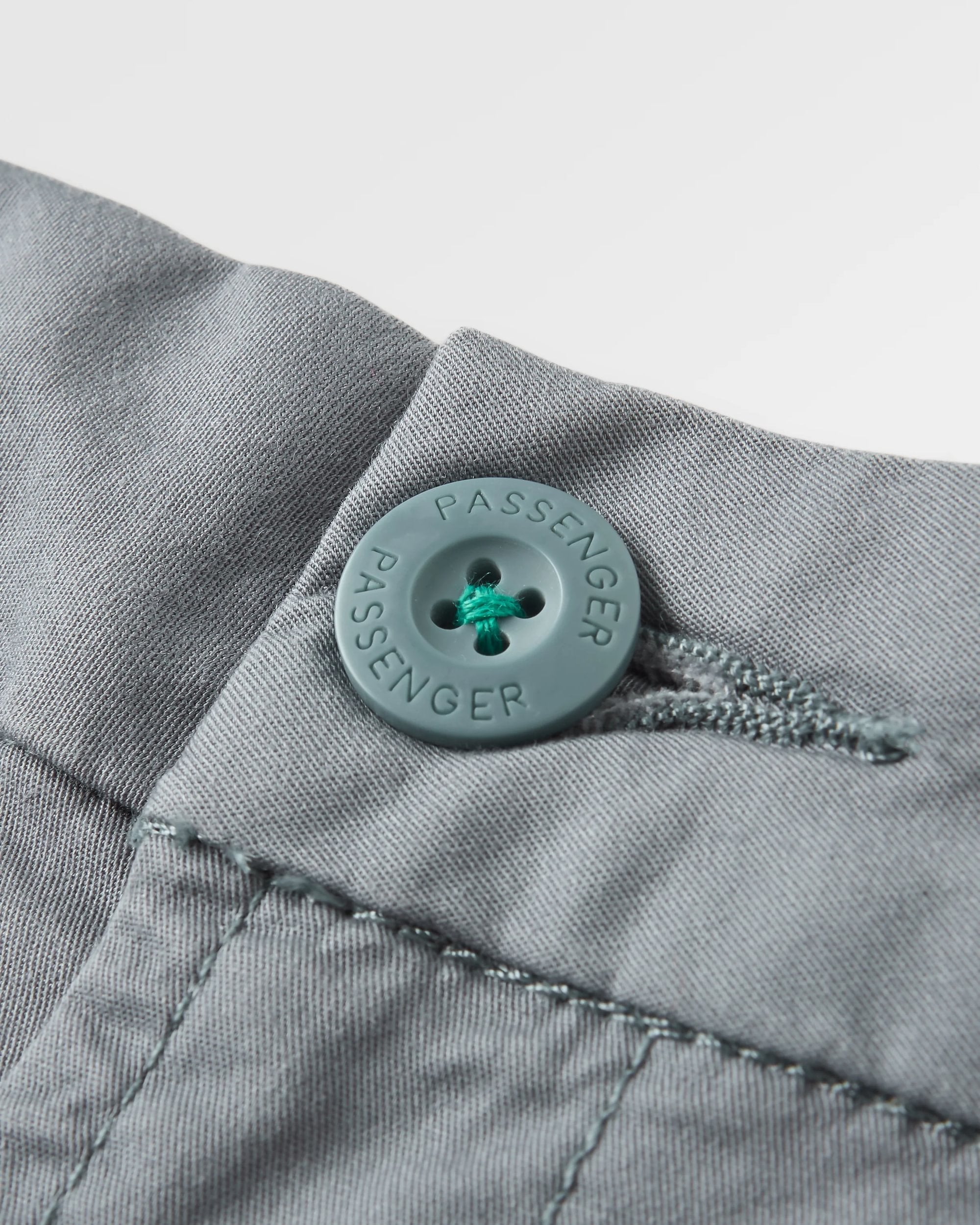 365 Light Organic Cotton Trouser - Storm Grey - Flatlay