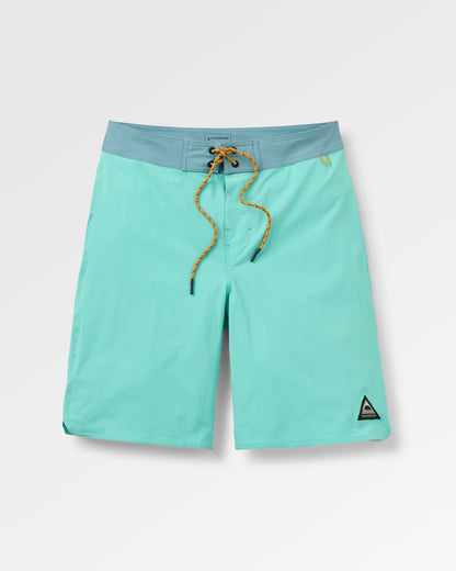 Cruiser Recycled Boardshort - 21" - Aqua - Flatlay