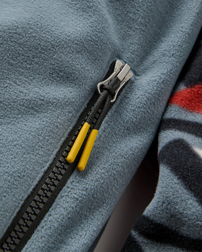 Set Off Polartec® 1/4 Zip Fleece - Views Storm Grey - Flatlay
