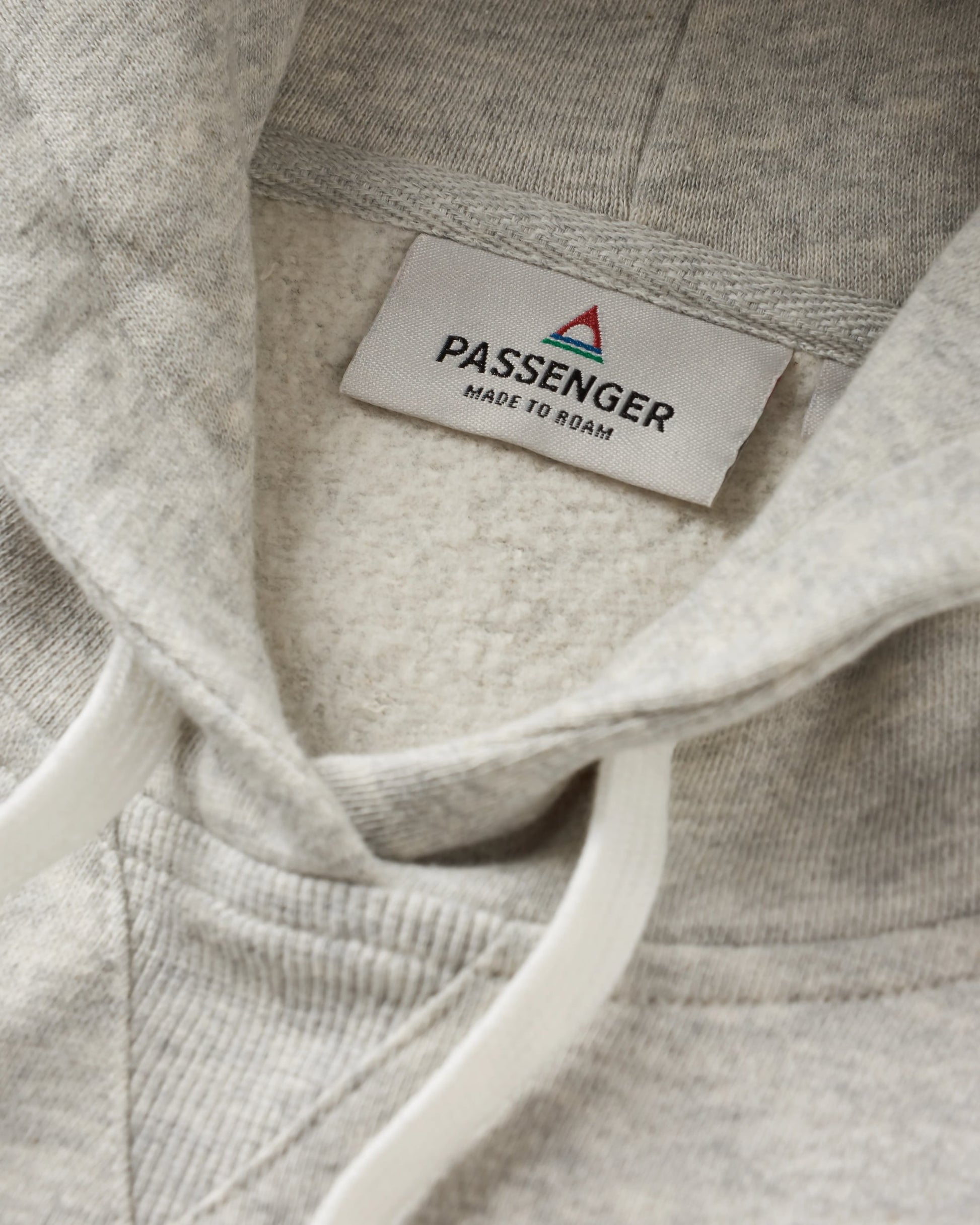 Made To Roam Recycled Hoodie - Grey Marl