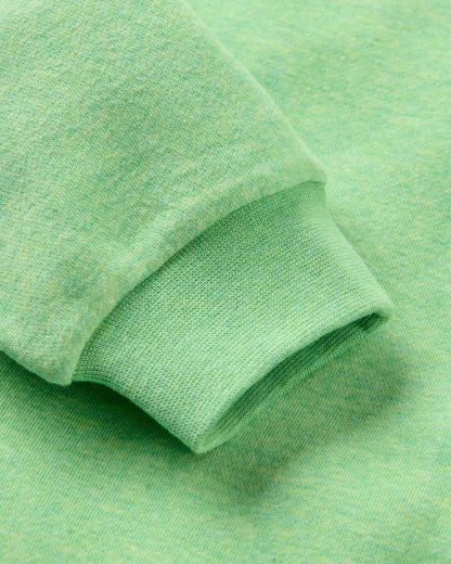 Legacy Sweatshirt - True Green Marl - Flatlay