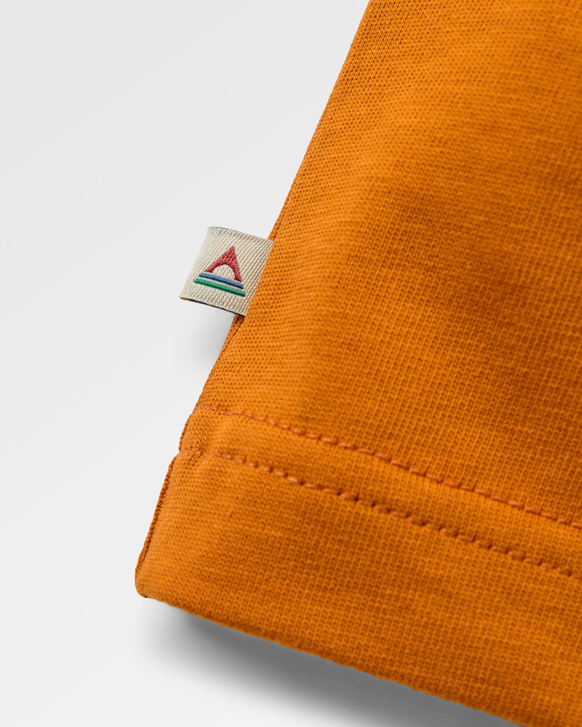 Vita Organic Relaxed Fit T-Shirt - Retro Orange - Flatlay