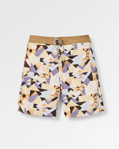 Cruiser Netplus® 21" Boardshort - Sun Patch Desert - Flatlay