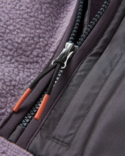 Offgrid 2.0 1/2 Zip Recycled Sherpa Fleece - Dusty Lilac