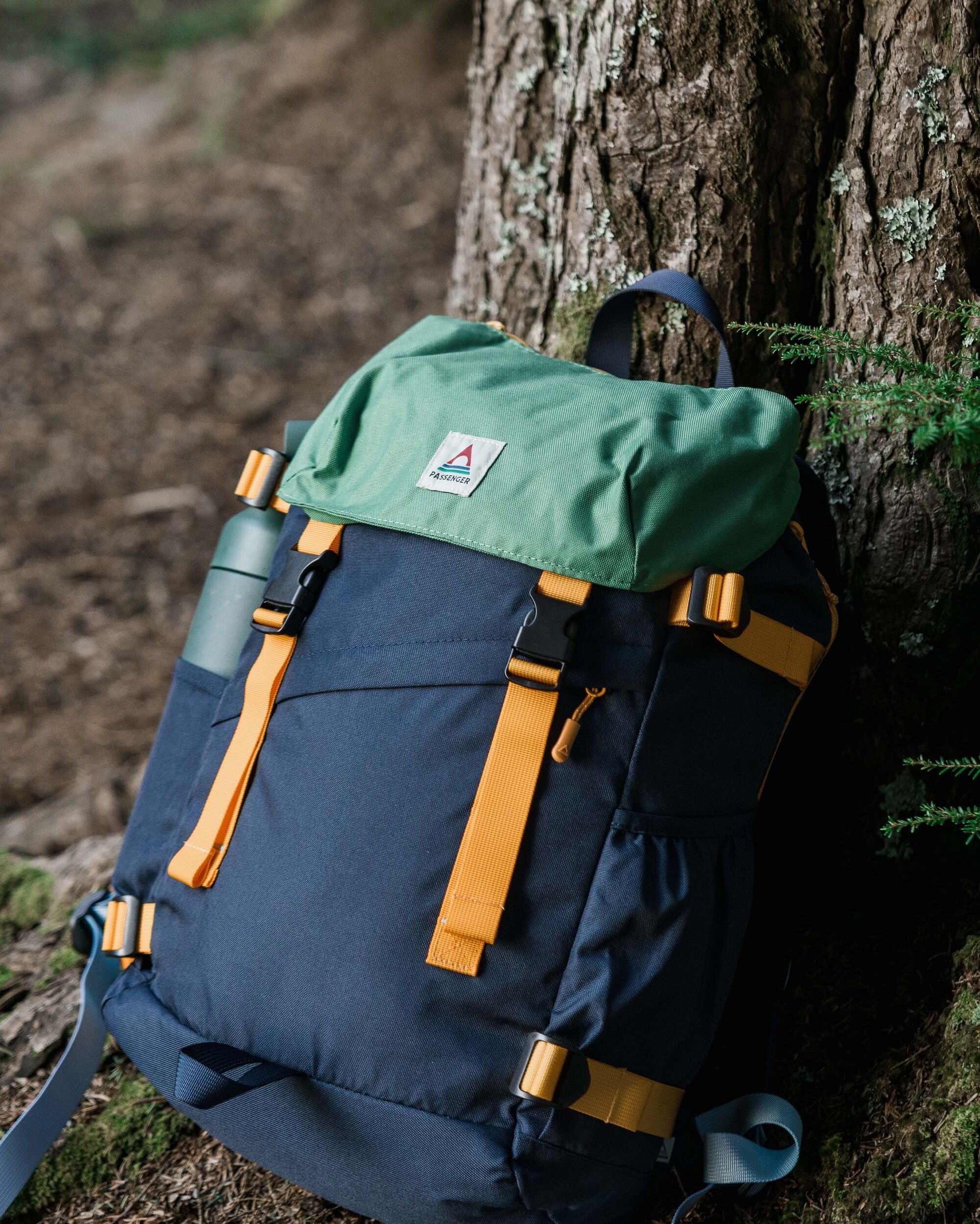 Boondocker Recycled 26L Backpack - Navy/ Laurel Green - Lifestyle