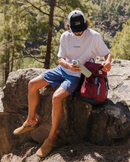 Traveller Organic All Purpose Short - Purple Indigo - Lifestyle
