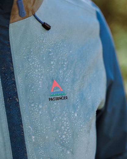 Rainstorm Recycled Waterproof Jacket - Tidal Blue/Arctic/Dusty Olive