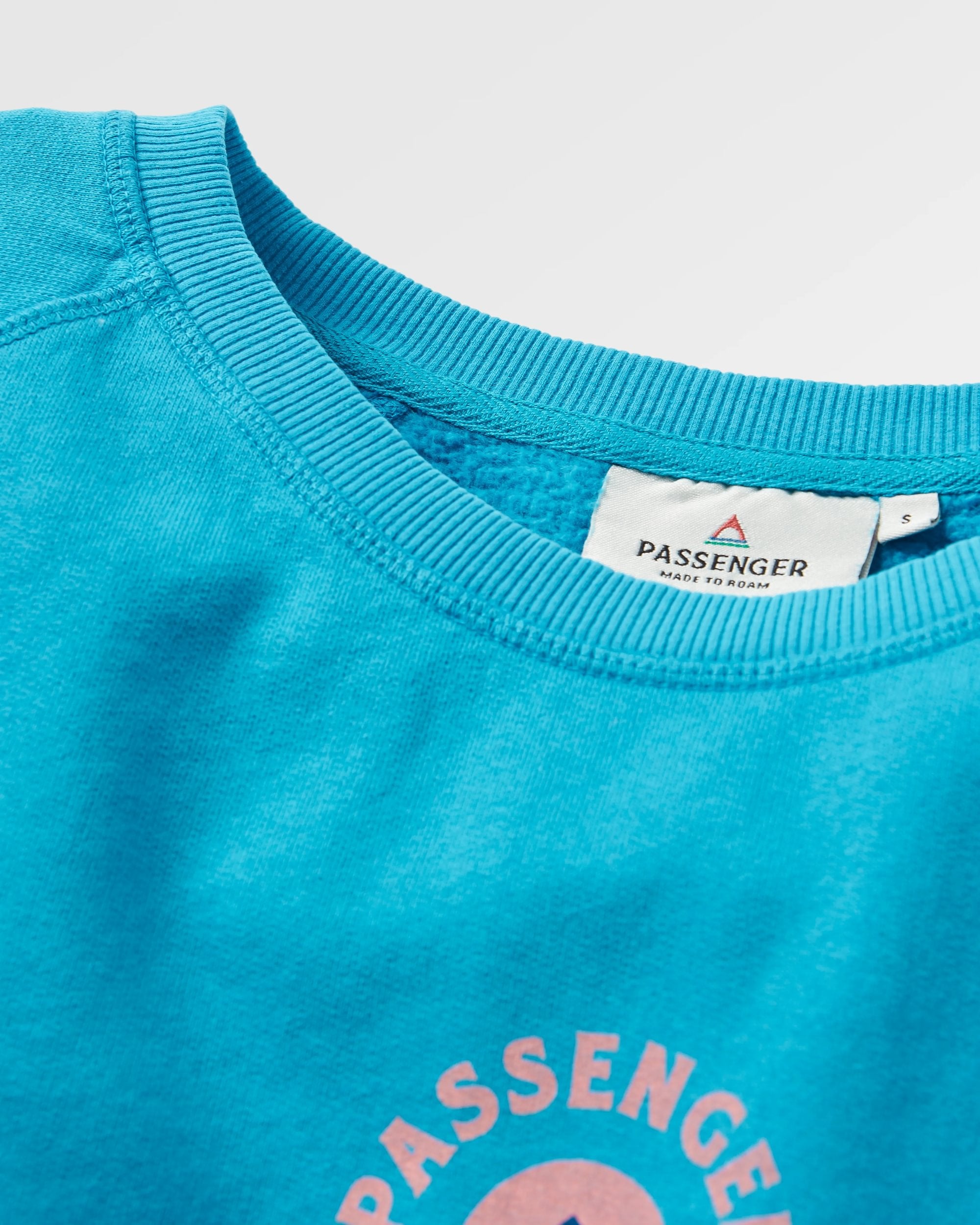 Breathe Recycled Cotton Sweatshirt - Bluejay - Flatlay